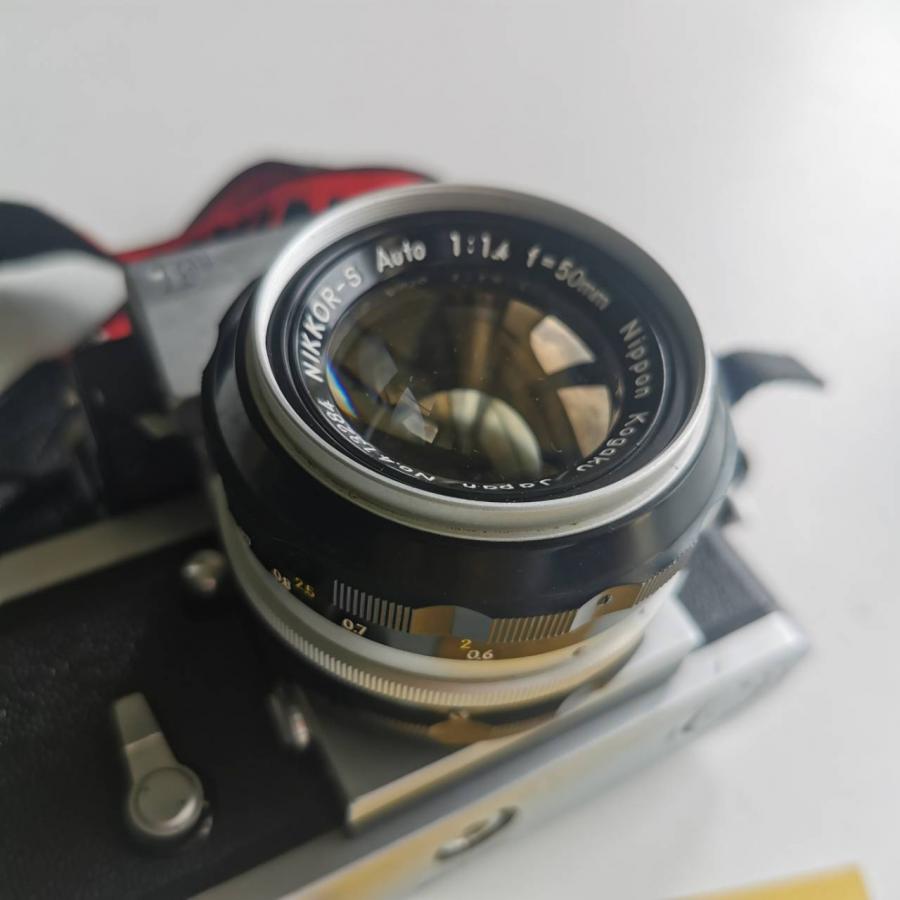 กล้องฟิล์ม Nikon F เลนส์ 50mm F1.4ขายยกชุดไม่แย